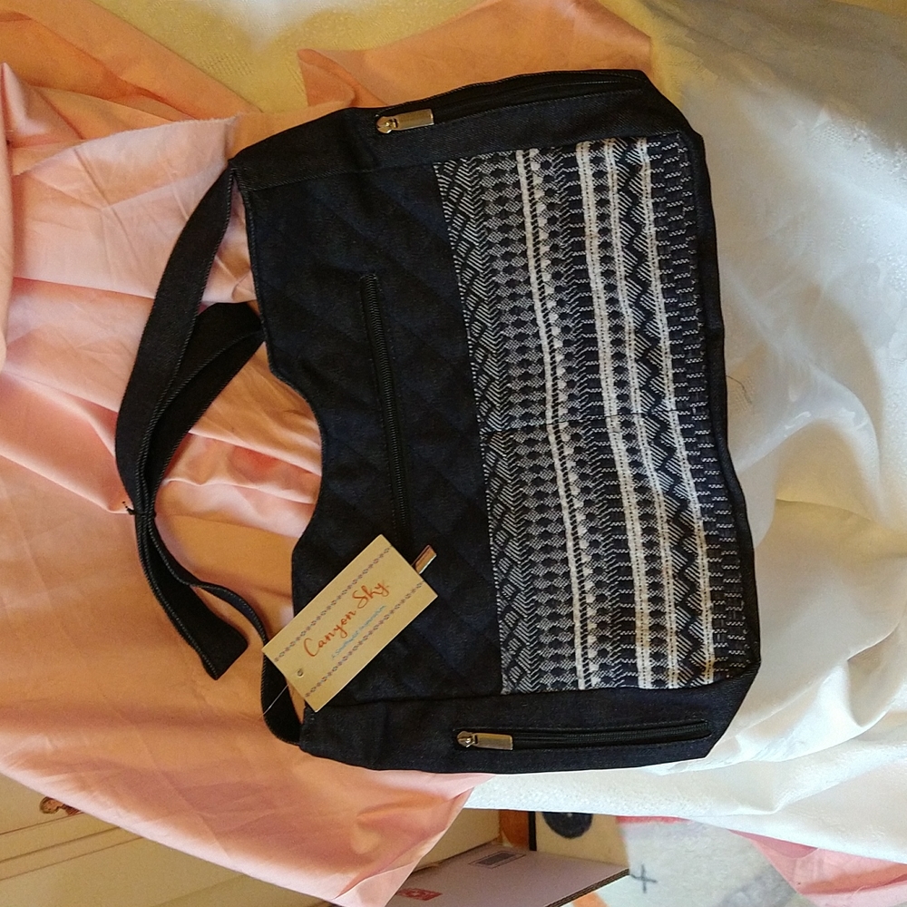 NWT Canyon Sky blue denim bag